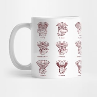 evolution engine motorcycle Mug